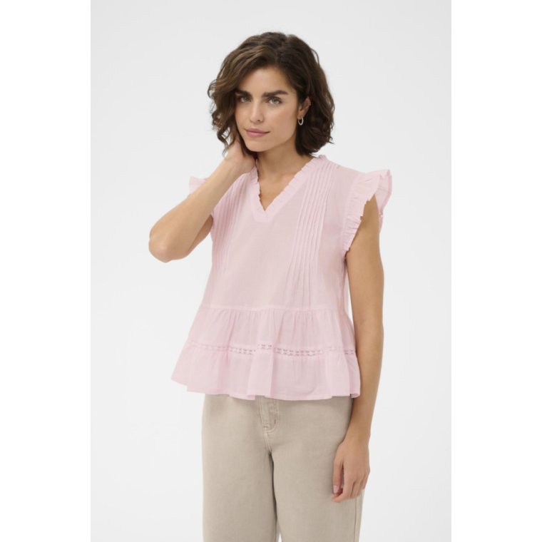 Kaffe - KAvalerie Top - PINK