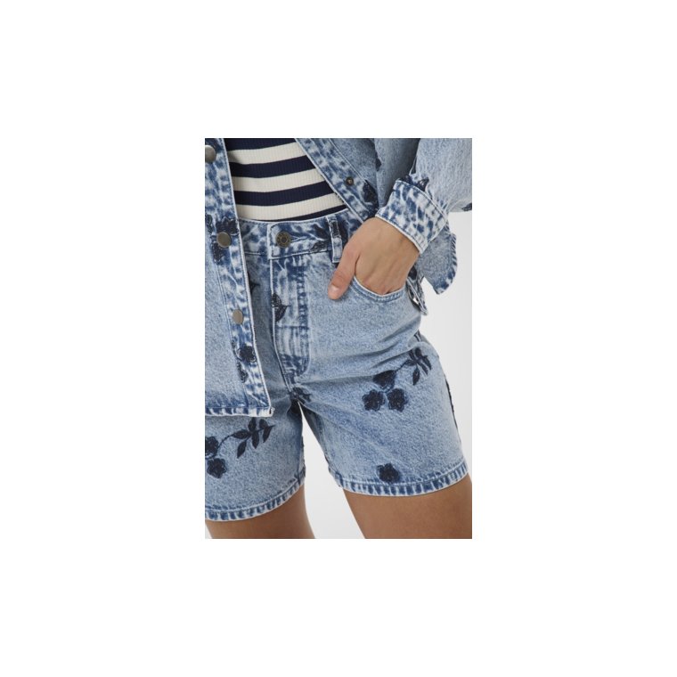 KAFFE - KAbabena Denim Shorts - BLUE
