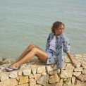 KAFFE - KAbabena Denim Shorts - BLUE