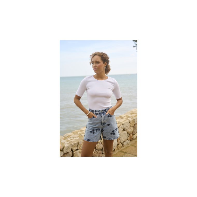 KAFFE - KAbabena Denim Shorts - BLUE