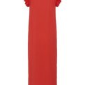 KAFFE - KAcelina Flounce Dress - RED