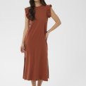 KAFFE - KAcelina Flounce Dress - BROWN