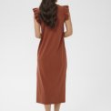 KAFFE - KAcelina Flounce Dress - BROWN