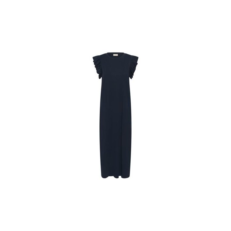 KAFFE - KAcelina Flounce Dress - BLUE
