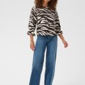 Kaffe - KAviky Blouse - Coffee Bean/Turtledove Animal