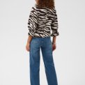 Kaffe - KAviky Blouse - Coffee Bean/Turtledove Animal