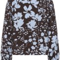 Kaffe - KAnadira Blouse - Coffee Bean/Blue Fog Flower