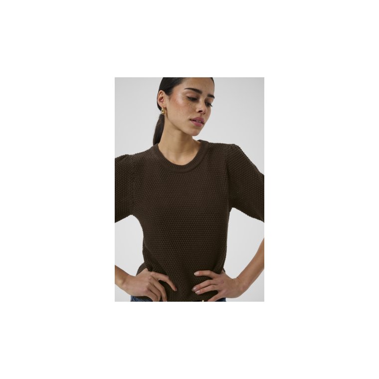 Kaffe - KAvivian Knit  Pullover - Coffee Bean