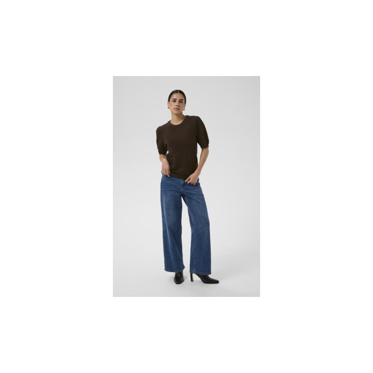 Kaffe - KAvivian Knit  Pullover - Coffee Bean