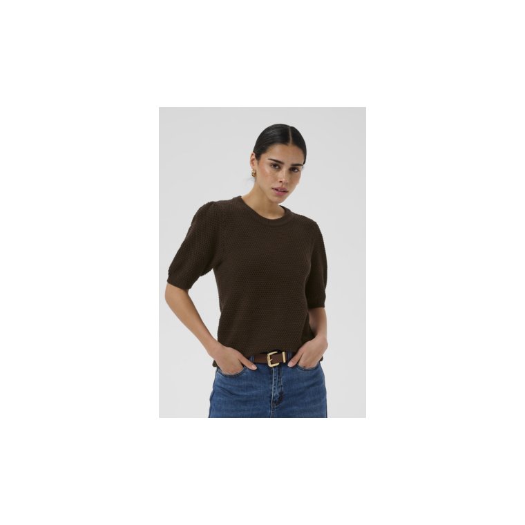Kaffe - KAvivian Knit  Pullover - Coffee Bean