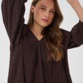 Kaffe - KAmissie Blouse - Coffee Bean