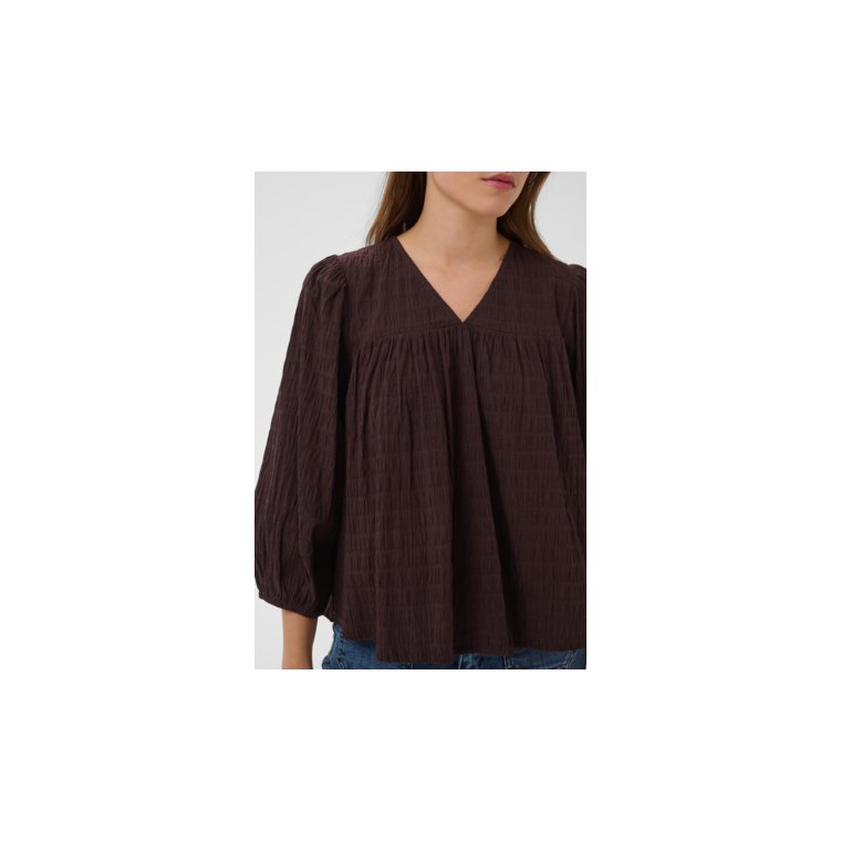 Kaffe - KAmissie Blouse - Coffee Bean