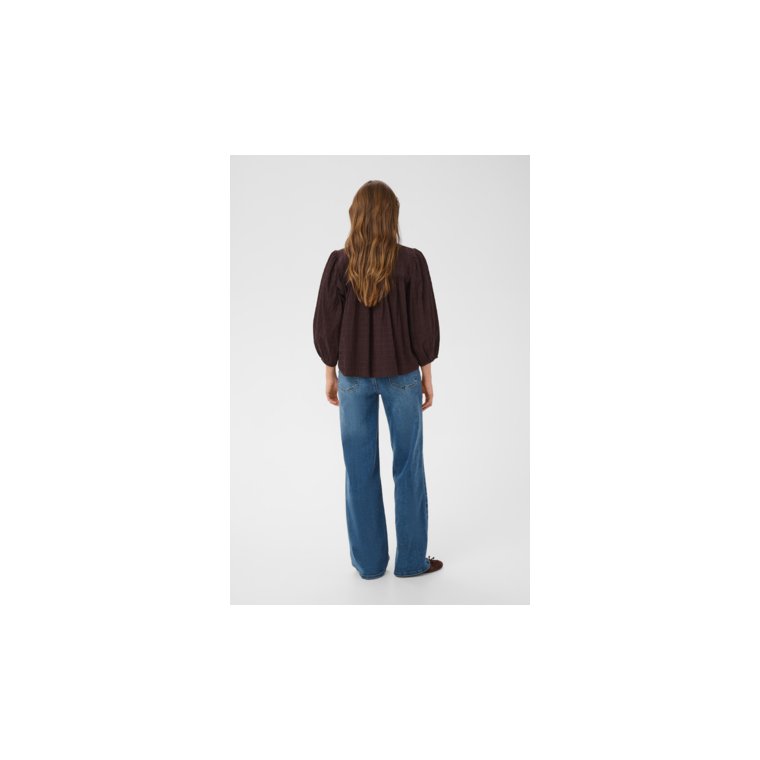 Kaffe - KAmissie Blouse - Coffee Bean