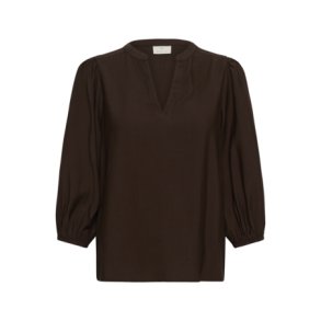Kaffe - KAalberta Blouse - Coffee Bean