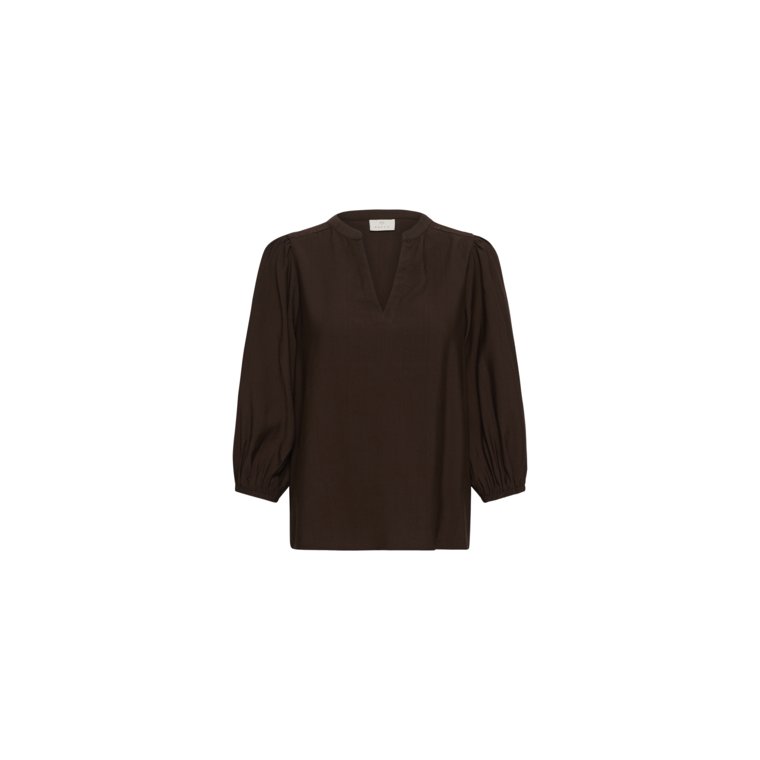 Kaffe - KAalberta Blouse - Coffee Bean