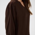 Kaffe - KAalberta Blouse - Coffee Bean