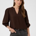Kaffe - KAalberta Blouse - Coffee Bean
