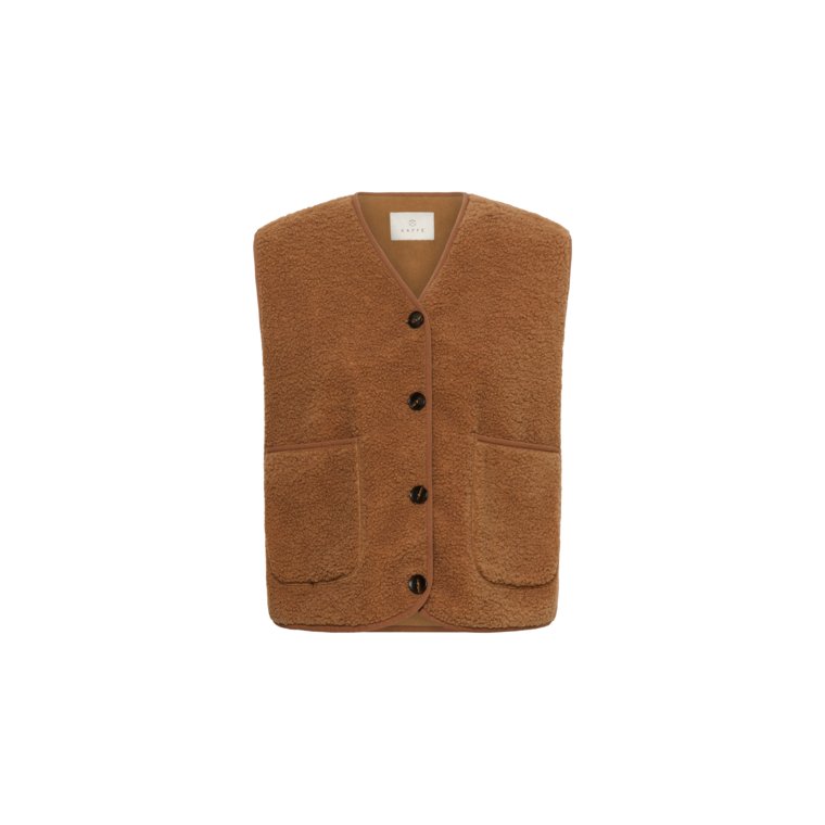Kaffe - KAgunilla Teddy Waistcoat - Amphora