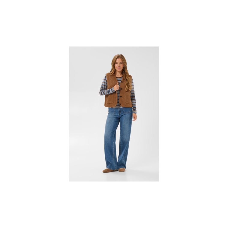 Kaffe - KAgunilla Teddy Waistcoat - Amphora