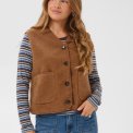Kaffe - KAgunilla Teddy Waistcoat - Amphora