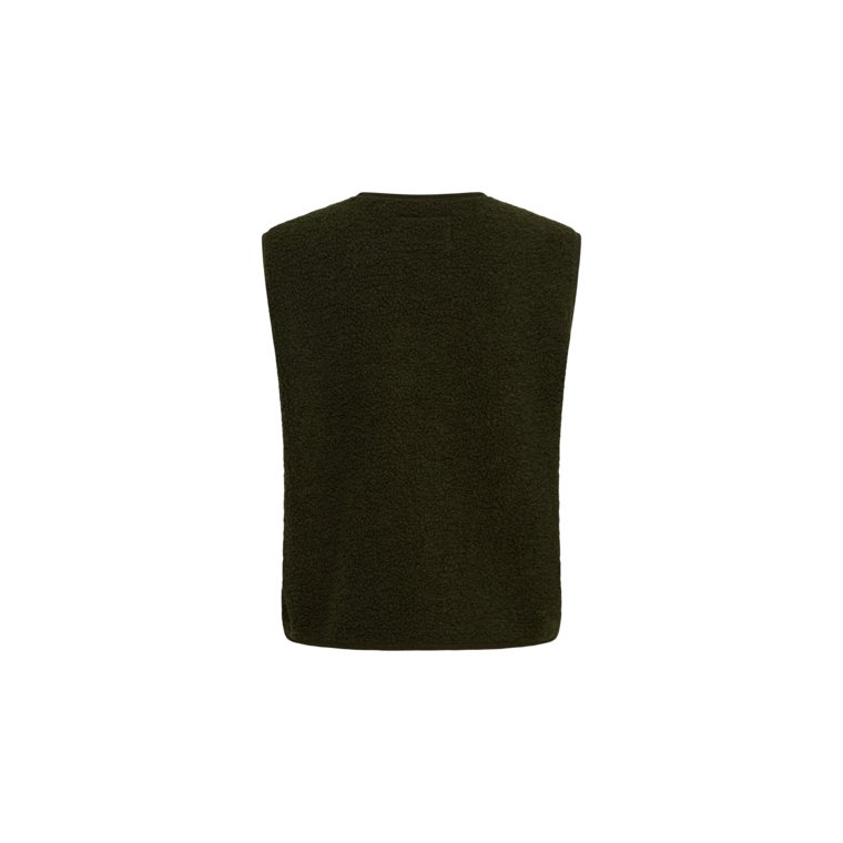 Kaffe - KAgunilla Teddy Waistcoat - Forest Night