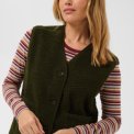 Kaffe - KAgunilla Teddy Waistcoat - Forest Night