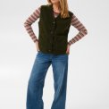 Kaffe - KAgunilla Teddy Waistcoat - Forest Night