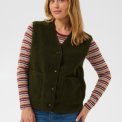 Kaffe - KAgunilla Teddy Waistcoat - Forest Night