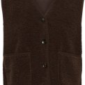 Kaffe - KAgunilla Teddy Waistcoat - Potting Soil