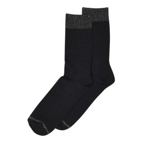 Mp Denmark - Erina wool rib socks - Black