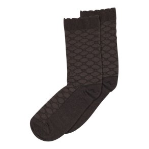 Mp Denmark - Grace socks - Dark Brown