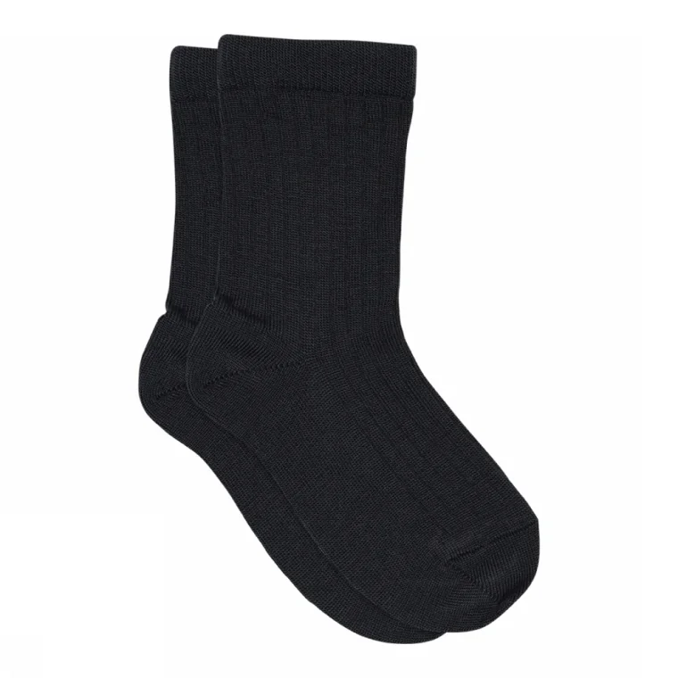 Mp Denmark - Wool rib socks Herre - Navy
