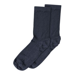 Mp Denmark - Wool rib socks - Navy