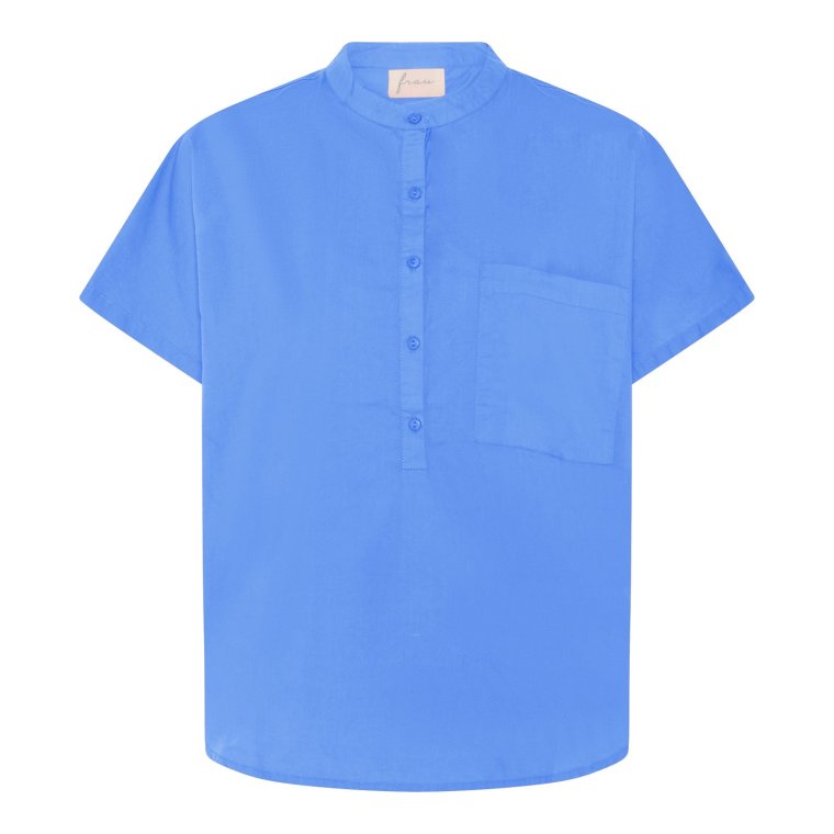 FRAU - Colombo denim top - Granada Sky