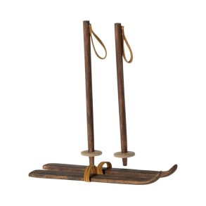 MAILEG - Ski og skistave - Mor & Far mus