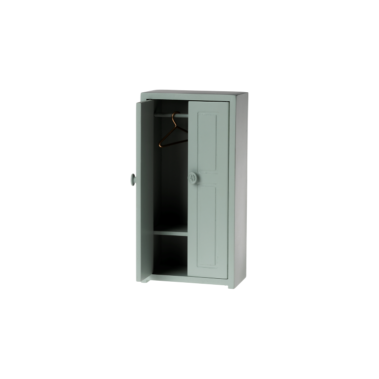 MAILEG - Skab, Mouse - Lysebl