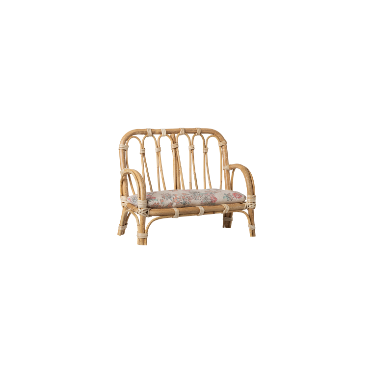 MAILEG - Rattan sofa, Stor - Natur