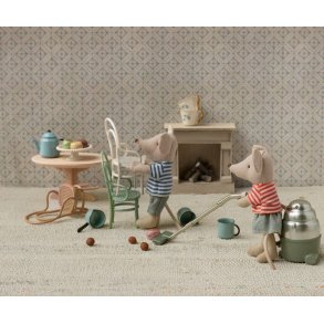 Maileg - Vintagestol, Mus, Mint