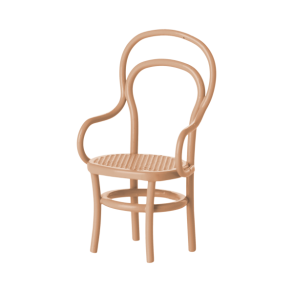 Maileg - Vintagestol, Mus, M�rk pudder