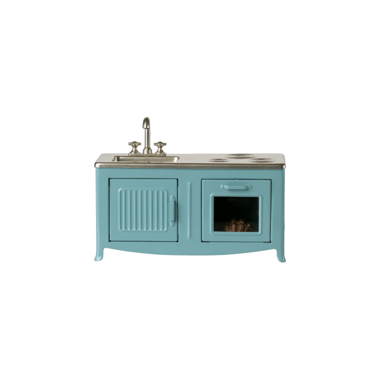 Maileg - K�kken, Mus - Bl�