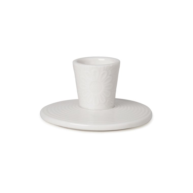 DOTTIR - Pipanella candlestick lines flower - white