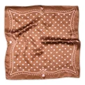 Mp Denmark - Love small silk scarf - Cocoa
