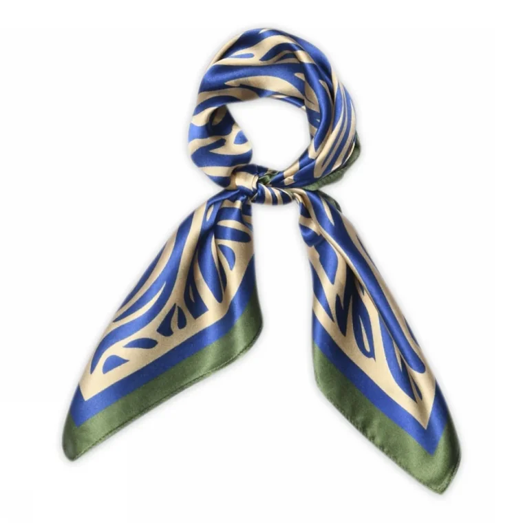 Mp Denmark - Ziva small silk scarf - True Blue