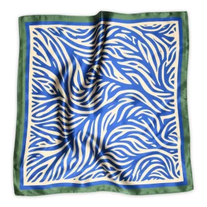 Mp Denmark - Ziva small silk scarf - True Blue