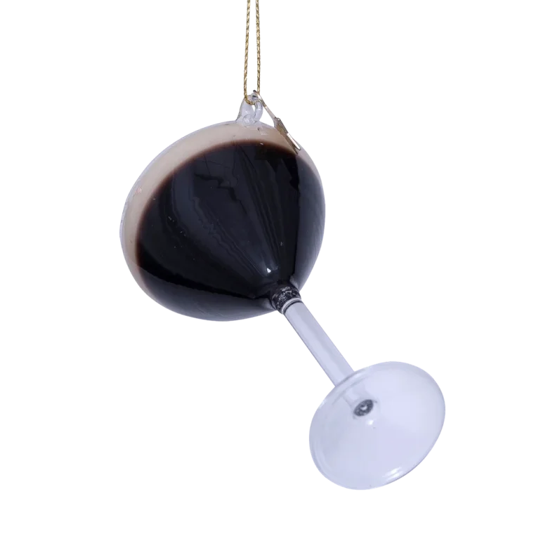 Vondels - Julekugle - glas - Brown espressp matini