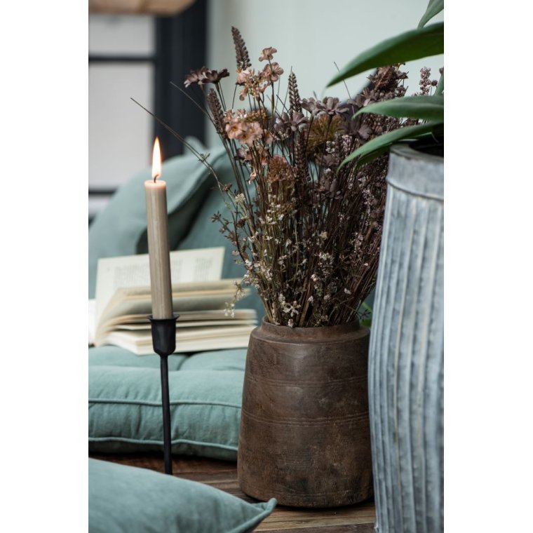 Ib Laursen - Kronelys hrgr rustik - 4 stk.