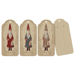 MAILEG - Gavemrker, Nicolaus 12 stk.	