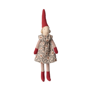 MAILEG - Nisse, str. 1 - Pige - Vinter mint kjole