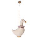 MAILEG - Stof ornament, G�s - R�d krave