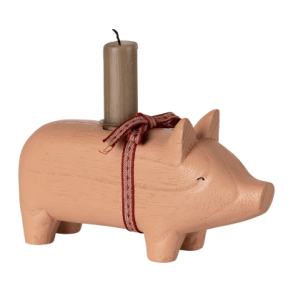 MAILEG - Trlysestage, Gris - Medium - Rosa